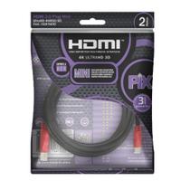 Cabo Mini HDMI x HDMI 2.0 2 Metros 4K UltraHD 19 Pinos - ChipSCE - 018-9400 - Chip sce