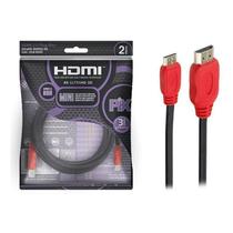 Cabo Mini HDMI x HDMI 2.0 2 Metros 4K UltraHD 19 Pinos - ChipSCE - 018-9400