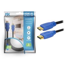 Cabo Mini HDMI X HDMI Pix 2.0 4K Ultrand 19 Pinos 3 Metros