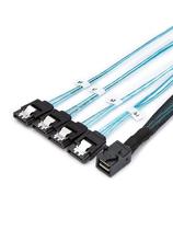 Cabo Mini SAS HD interno CableCreation de 0,5 m SFF-8643 a 4x SATA