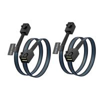 Cabo Mini SAS HD SFF-8643 interno OIKWAN 12G para SFF-8643 de 0,8 m