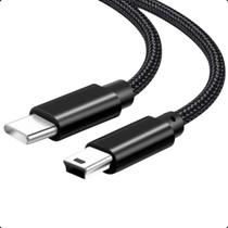 Cabo Mini USB 1,5M Transferência e Carga USB-C para Mini USB