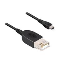 Cabo Mini USB Macho Para USB 2.0 Fêmea 0,5 Metro Comtac 9239