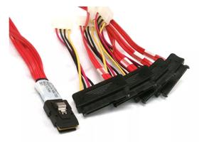 Cabo Molex Minisas Sff-8087 P/ 4x Sff-8482 - 74562-7022