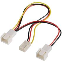 Cabo Molex para Cooler em Y para 2 Coolers - 3 pinos - Akasa AK-FY320 Cabo Molex para Cooler em Y para 2 Coolers - 3 pinos - Akasa AK-FY320