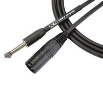 Cabo Montado Microfone 0,20MM Conectores P10 X XLR M Ninja NM B 15FT 4.57 Santo Angelo