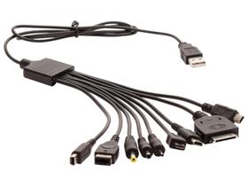 Cabo Multiaplicações USB com 9 Pontas - Dazz DZ-65551