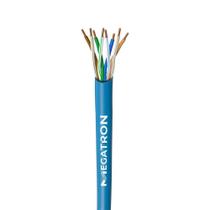 Cabo Multicameras 4p (p/uso Cftv) Azul 100m Megatron 4px24awg Cca