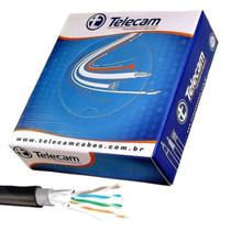 Cabo MultiCameras 4Px24AWG Blindado Externo 100m Telecam