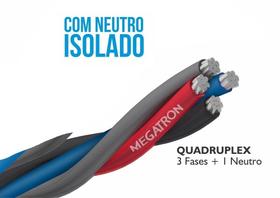 Cabo Multip Quadru 10mm 1/Kv Pt/Cz/Vm/Az Megatron Cabo Multip Quadru 10mm 1/Kv Pt/Cz/Vm/Az Megatron