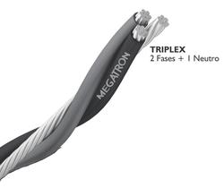 Cabo Multiplex Triplex 16mm 1KV Preto Cinza Núcleo Megatron Cabo Multiplex Triplex 16mm 1KV Preto Cinza Núcleo Megatron