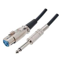 Cabo MXT para Microfone P10 x XLR 5 METROS