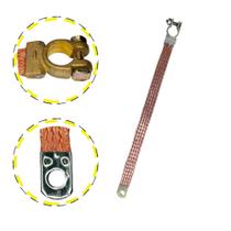 Cabo Negativo- 30cm Comprimento Para Bateria Veículos Leves