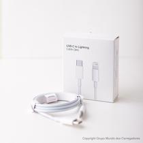 Cabo Novo USBC Turbo Lightning 2 Metros Branco Compativel com Iphone/11/12/13/14/ipad,OriginalFoxcom