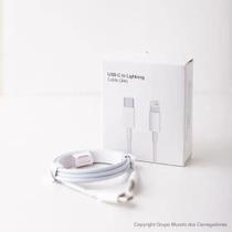 Cabo Novo USBC Turbo Lightning 2 Metros Branco Compativel com Iphone,11,12,13,14,ipad Novo Lacrado Envio Rapido
