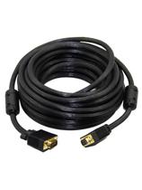 Cabo NWT para Monitor VGA HD15M x HD15M 20M Preto com Filtro Cabo NWT para Monitor VGA HD15M x HD15M 20M Preto com Filtro