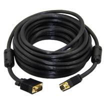 Cabo nwt para monitor vga hd15m x hd15m 25 metros - preto com filtro sem blister Cabo nwt para monitor vga hd15m x hd15m 25 metros - preto com filtro sem blister