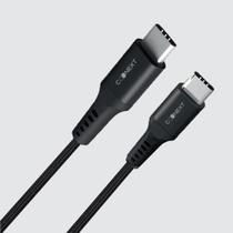 Cabo Nylon Deluxe Type-C para Type-C 2.00m preto Cabo Nylon Deluxe Type-C para Type-C 2.00m preto