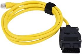 Cabo OBD2 RJ45 Giochem Enet Ethernet 2m para BMW Coding F-Series Cabo OBD2 RJ45 Giochem Enet Ethernet 2m para BMW Coding F-Series