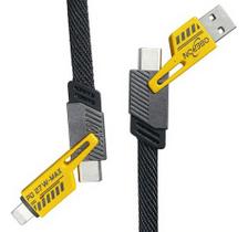 Cabo Oberon Tipo C E Lightning Or-co32 - Usb E Tipo-c 65w Preto Cabo Oberon Tipo C E Lightning Or-co32 - Usb E Tipo-c 65w Preto