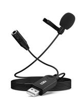 Cabo omnidirecional de 2 m para microfone MillSo USB Lavalier