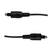 Cabo Óptico Áudio Digital Toslink 2 Metros 4mm Premium Quality