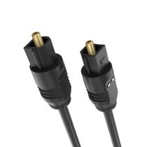 Cabo óptico de áudio Cmple Slim Fiber Optic 12 pés preto Cabo óptico de áudio Cmple Slim Fiber Optic 12 pés preto