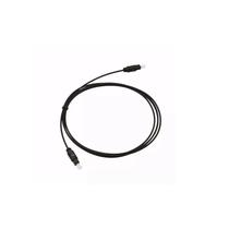 Cabo Óptico Digital Toslink Fibra Home Xbox Ps4 1,5m Preto