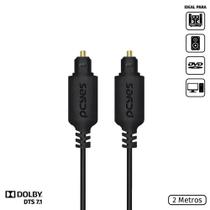 Cabo óptico digital toslink macho 2 metros POD-2 PCYES