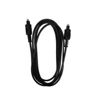 Cabo Óptico para Áudio Digital 1+1 Toslink - 1.8 Mts