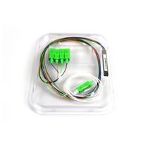 Cabo Optico Splitter EVUS OPF-PLC1X4-SC/APC PLC 1X4 1M G657A1