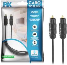 Cabo Óptico Toslink Basic 3 metros 018-9003 3 metro PIX