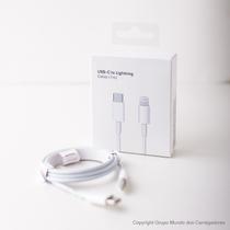 Cabo Original USBC 1 Metro Turbo Lightning Branco Compativel Iphone-11-12-13-14/ipad