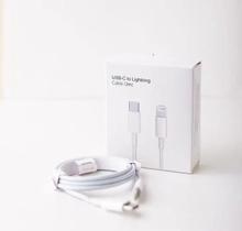 Cabo Original USBC Turbo para Lightning 2 Metros Branco Compativel com Iphone-11-12-13-14/ipad