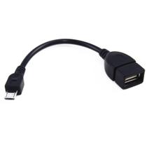 Cabo Otg Micro Usb 5P Adap Pendrive Som Automotivo Tablet
