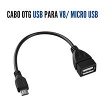 Cabo OTG Micro USB V8 Adaptador USB