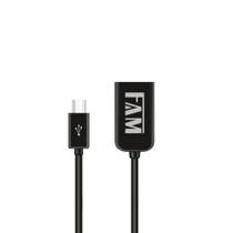 Cabo OTG - Micro USB/V8 - FAM Cabo OTG - Micro USB/V8 - FAM