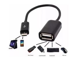 Cabo Otg Micro-Usb (V8) Para Usb Fêmea