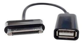 Cabo OTG Samsung 30 Pinos para USB Fêmea - Preto