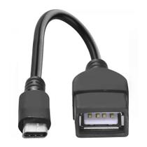 Cabo OTG Tipo C Adaptador USB Pendrive Celular - E-Connect