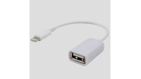 Cabo Otg Usb Compatível Com iPhone E iPad Pendrive Teclado