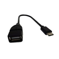 Cabo OTG USB tipo C macho para USB Fêmea para Celular Android Moto G Samsung