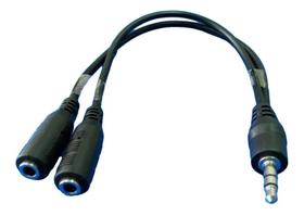 Cabo p-2 stereo x j2 stereo 0,30cm niquel tekflex