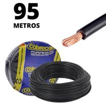 Cabo P/circuitos De Energia Fio Fase 2,5mm 95 Metros preto Cabo P/circuitos De Energia Fio Fase 2,5mm 95 Metros preto