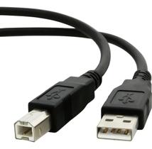 Cabo p/ impressora usb 2.0 a macho x usb 2.0 b macho 1,8m