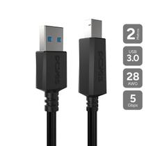 Cabo P/ Impressora Usb A 3.0 M P/ Usb B 3.0 M - 2 Mts - Puabm3-2 Cabo P/ Impressora Usb A 3.0 M P/ Usb B 3.0 M - 2 Mts - Puabm3-2