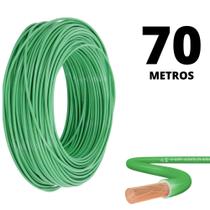 Cabo P/ Instalação Interna Fio Verde 2,5mm Com 70 Metros