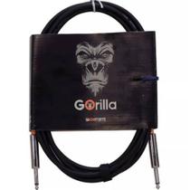 Cabo p/ instrumentos -- TECNIFORTE -- 4,57 metros -- P10 X P10 -- Reto / Reto Níquel -- GORILLA