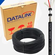 Cabo p/ Microfone Datalink 2x0,30mm² dupla blindagem 100m