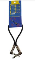 Cabo p/ Pedal Guit P10 Emborrachado - 25 cm - JJF